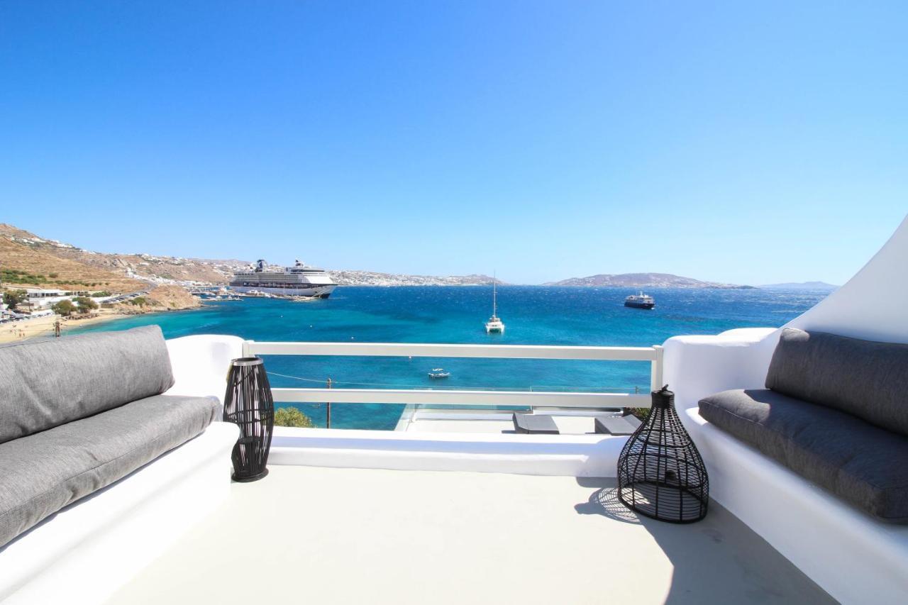Obsession Mykonos Villa Agios Stefanos  Buitenkant foto